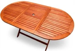Merkloos Tuintafel Acaciahout - 160x85x75cm - FSC-gecertificeerd -Tuinmeubelen Winkel 1200x828 2