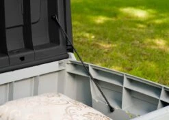 Keter Novel Opbergbox - 340L - 124x55x62.5cm - Grijs -Tuinmeubelen Winkel 1200x855 4