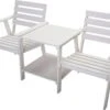 Tuinbank - Romeo Tete A Tete - Wit - 170cm -Tuinmeubelen Winkel 1200x867 1