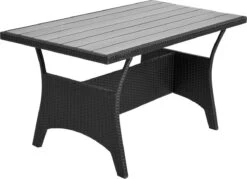 Casaria Polyrattan Tuinset - 15 Delig Voor 6 Personen – Crème Zwart -Tuinmeubelen Winkel 1200x869 6