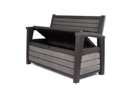Keter - Hudson Bench Box - 2-zits Bank - Opbergbox - Hout Look & Feel - 227L - 138x63x89cm - Antraciet 22 Keter - Hudson Bench Box - 2-zits Bank - Opbergbox - Hout Look & Feel - 227L - 138x63x89cm - Antraciet -Tuinmeubelen Winkel 1200x873 1