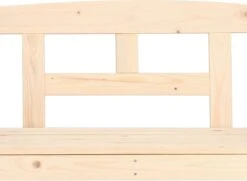 Merkloos Springos Tuinbank | Tuinbankje | Zitbank Buiten | Naaldhout | 119 X 78 X 45 Cm | Licht -Tuinmeubelen Winkel 1200x881