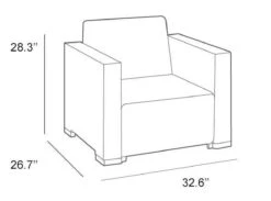 Allibert California Loungeset - 5 Personen - Cappuccino -Tuinmeubelen Winkel 1200x889