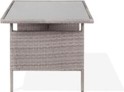 Beliani VITERBO - Loungeset Voor 8 - Grijs - PE Rotan -Tuinmeubelen Winkel 1200x891 1