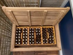 Kleine Teakhouten Tuinbank Met Opbergruimte - 100 X 60 X 90 Cm - Duurzaam Teakhout - Blijft Strak En Mooi - Sterke Constructie Om Lang Mee Te Gaan -Tuinmeubelen Winkel 1200x899 1