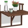 Relaxdays Balkontafel Inklapbaar - Klaptafel Balkon - Tafel Reling - Hangtafel Hout -Tuinmeubelen Winkel 1200x915 3