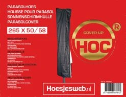 Parasolhoes - Ronde Zweefparasols T/m ø 4 M- Vierkante Zweefparasols T/m 3mx4m - Zware Dikke Kwaliteit - Met Stok Rits En Trekkoord -Tuinmeubelen Winkel 1200x922