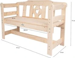 MaximaVida Tuinbank Amelie 120 Cm - FSC Vurenhout -Tuinmeubelen Winkel 1200x922 5