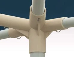 MaxxGarden Partytent Feesttent Paviljoen - 300 X 400 X 250 Cm - Zijwanden - Blauw -Tuinmeubelen Winkel 1200x926 6