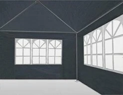 MaxxGarden Partytent - Feesttent Paviljoen - 3x3m - Antraciet -Tuinmeubelen Winkel 1200x928