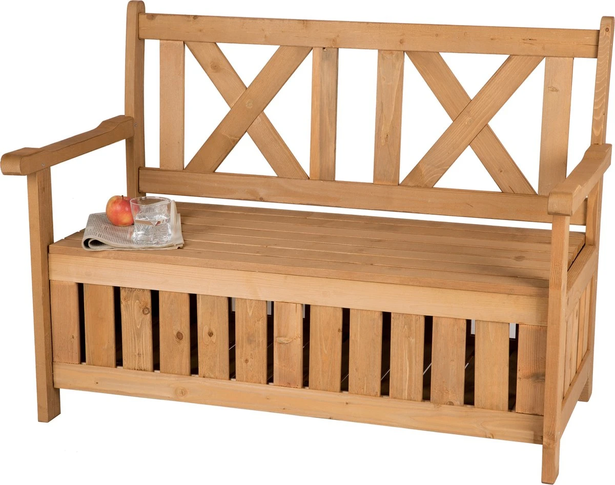 Needs&wants® Houten Tuinbank Met Opbergruimte, 2-zits Kistbank Houten Klassieke Bank Opslag, Grote Tuinopbergbank Van Massief Hout Weerbestendig Voor Buiten Tuin, Balkon, Terras, 115x61x85 Cm, Donker-bruin 3 Needs&wants® Houten Tuinbank Met Opbergruimte, 2-zits Kistbank Houten Klassieke Bank Opslag, Grote Tuinopbergbank Van Massief Hout Weerbestendig Voor Buiten Tuin, Balkon, Terras, 115x61x85 Cm, Donker-bruin