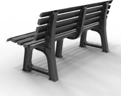 Casaria Tuinbank Orchidea – Kunststof/240kg Belastbaar – Antraciet -Tuinmeubelen Winkel 1200x950 1