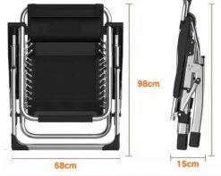 Brulo - Ligstoel Tuin - Ligstoelen - Strandstoel Opvouwbaar - Tuinstoel - Incl Tafel En Hoofdkussen -Tuinmeubelen Winkel 1200x956 1