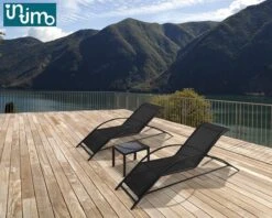 Intimo Ligbeddenset + Tafel - Zwart - 163x60x65/45x45x40 -Tuinmeubelen Winkel 1200x960 9