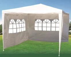 Garden Royal Partytent - 2 Zijwanden - 3 X 3 M - Wit -Tuinmeubelen Winkel 1200x962