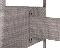 Beliani VITERBO - Loungeset Voor 8 - Grijs - PE Rotan -Tuinmeubelen Winkel 1200x965 1