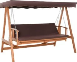 Outsunny Hollywoodschommel Hout Tuinschommel Schommelbank Ligfunctie 3 Personen 84A-185 -Tuinmeubelen Winkel 1200x972 1