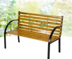 Dutcc 41142 - Tuinbank - Woodstock - 120 Cm – Zwart -Tuinmeubelen Winkel 1200x978 4