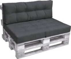 Beautissu Eco Elements Palletkussen – Rugkussen 120x40x15 Cm Voor Palletbank - Kussen Graphiet Grijs - Palletkussens In Matraskussen Kwaliteit -Tuinmeubelen Winkel 1200x995 7