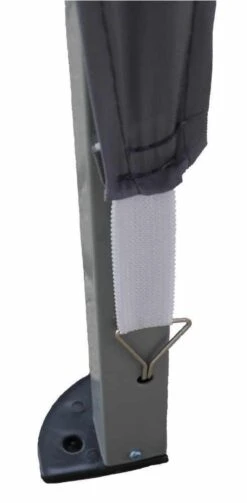 Partytent 3x6m Easy Up - 6 Zijwanden - Grijs -Tuinmeubelen Winkel 589x1200