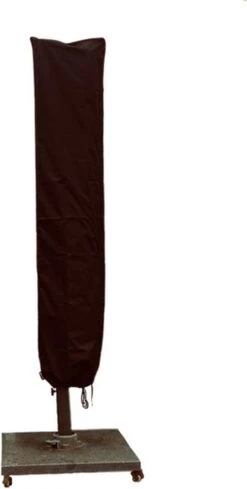 Parasolhoes - Ronde Zweefparasols T/m ø 4 M- Vierkante Zweefparasols T/m 3mx4m - Zware Dikke Kwaliteit - Met Stok Rits En Trekkoord -Tuinmeubelen Winkel 606x1200 1