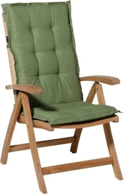 Madison Tuinstoelkussen Hoge Rug Basic Groen -Tuinmeubelen Winkel 765x1200
