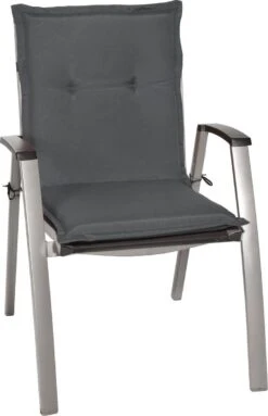 Beautissu Set Van 6x Tuinkussens Lage Rug Loft NL 100 X 50 X 6 Cm - Kussen Antraciet - Zitkussen Sierkussen Tuinstoel -Tuinmeubelen Winkel 773x1200