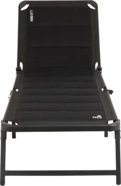 Redwood Abbott Ligbed - Stretcher/ligbedden - Inklapbaar - Zwart -Tuinmeubelen Winkel 781x1200