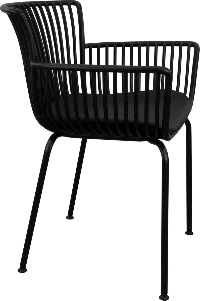 Kick Tuinstoel Otis - Zwart 5 Kick Tuinstoel Otis - Zwart - Afbeelding 3