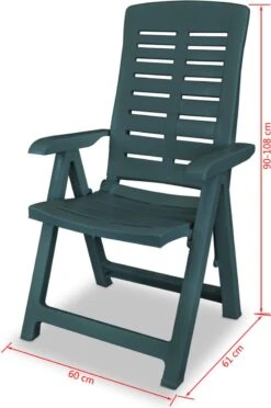 VidaXL 5-delige Tuinset Kunststof Groen -Tuinmeubelen Winkel 796x1200 2