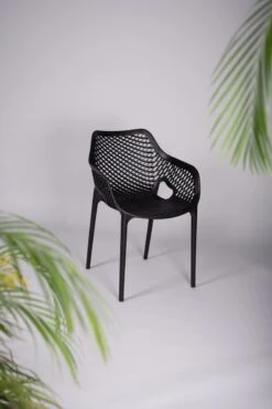 Tuinstoel - Air XL - Zwart - Siesta -Tuinmeubelen Winkel 798x1200 3