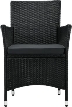 Polyrotan Balkonset - Bayamo - 3-delig - Zwart -Tuinmeubelen Winkel 805x1200 2