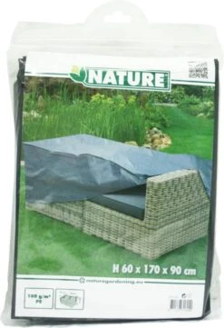 Nature - Tuinmeubelhoes - Beschermhoes Voor Loungebank - 2-zits - H60 X 170 X 90cm -Tuinmeubelen Winkel 822x1200