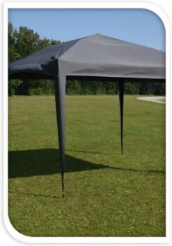 Ambiance Easy-up Partytent - 3x3m - Opvouwbaar - Grijs -Tuinmeubelen Winkel 842x1200