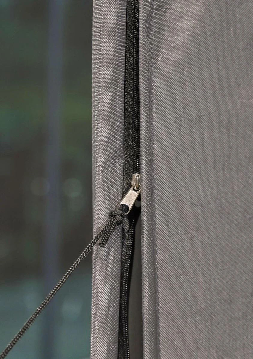 Weersbestendige Parasolhoes - Rond & Vierkant - Max. 3 X 3 M - Grijs / Antraciet - Stokparasol 7 Weersbestendige Parasolhoes - Rond & Vierkant - Max. 3 X 3 M - Grijs / Antraciet - Stokparasol - Afbeelding 5