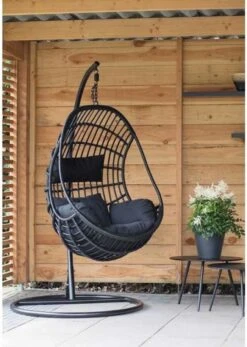 Hangstoel Sturdy Frame Zwart -Tuinmeubelen Winkel 853x1200