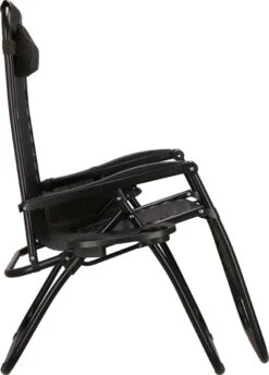 Springos Tuinstoel | Ligstoel | Opvouwbaar | Verstelbaar | Ergonomische Hoofdsteun | Bruin / Zwart -Tuinmeubelen Winkel 861x1200 1