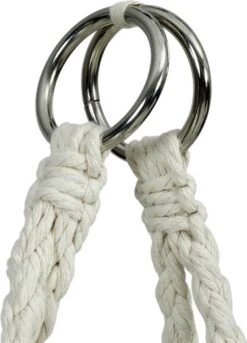 Macramé Hangstoel Beige - Beige Hangstoel - Hangstoel Touw - Hangstoel - Tot 110KG - Eenpersoons Hangstoel - Hang Stoel 1 Persoon - Hangstoel Voor Binnen - Hangstoel Zonder Standaard - Hangstoel Buiten -Tuinmeubelen Winkel 863x1200