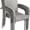 Casaria Polyrattan Tuinstoelen – 4 Stuks Stapelbaar – Grijs 2 Casaria Polyrattan Tuinstoelen – 4 Stuks Stapelbaar – Grijs -Tuinmeubelen Winkel 870x1200 2