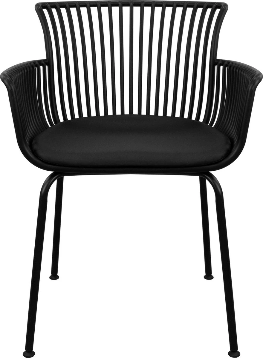 Kick Tuinstoel Otis - Zwart 4 Kick Tuinstoel Otis - Zwart - Afbeelding 2