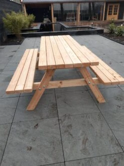 Douglas Geschaafd Picknicktafel 200 Cm Lang Houtdikte 45mm -Tuinmeubelen Winkel 899x1200 11