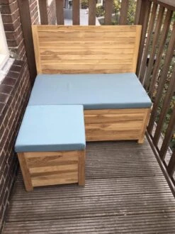 Kleine Teakhouten Tuinbank Met Opbergruimte - 100 X 60 X 90 Cm - Duurzaam Teakhout - Blijft Strak En Mooi - Sterke Constructie Om Lang Mee Te Gaan -Tuinmeubelen Winkel 899x1200 3