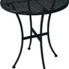 Bolero Ronde Stalen Bistro Tafel Zwart 60cm 1 Bolero Ronde Stalen Bistro Tafel Zwart 60cm -Tuinmeubelen Winkel 932x1200 1