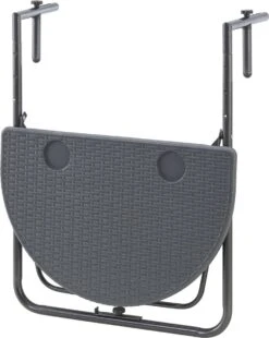 Balkontafel Cicala Inklapbaar 83,5x60x64 Cm Donkergrijs -Tuinmeubelen Winkel 956x1200