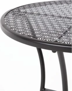 Bolero Ronde Stalen Bistro Tafel Zwart 60cm -Tuinmeubelen Winkel 957x1200 1