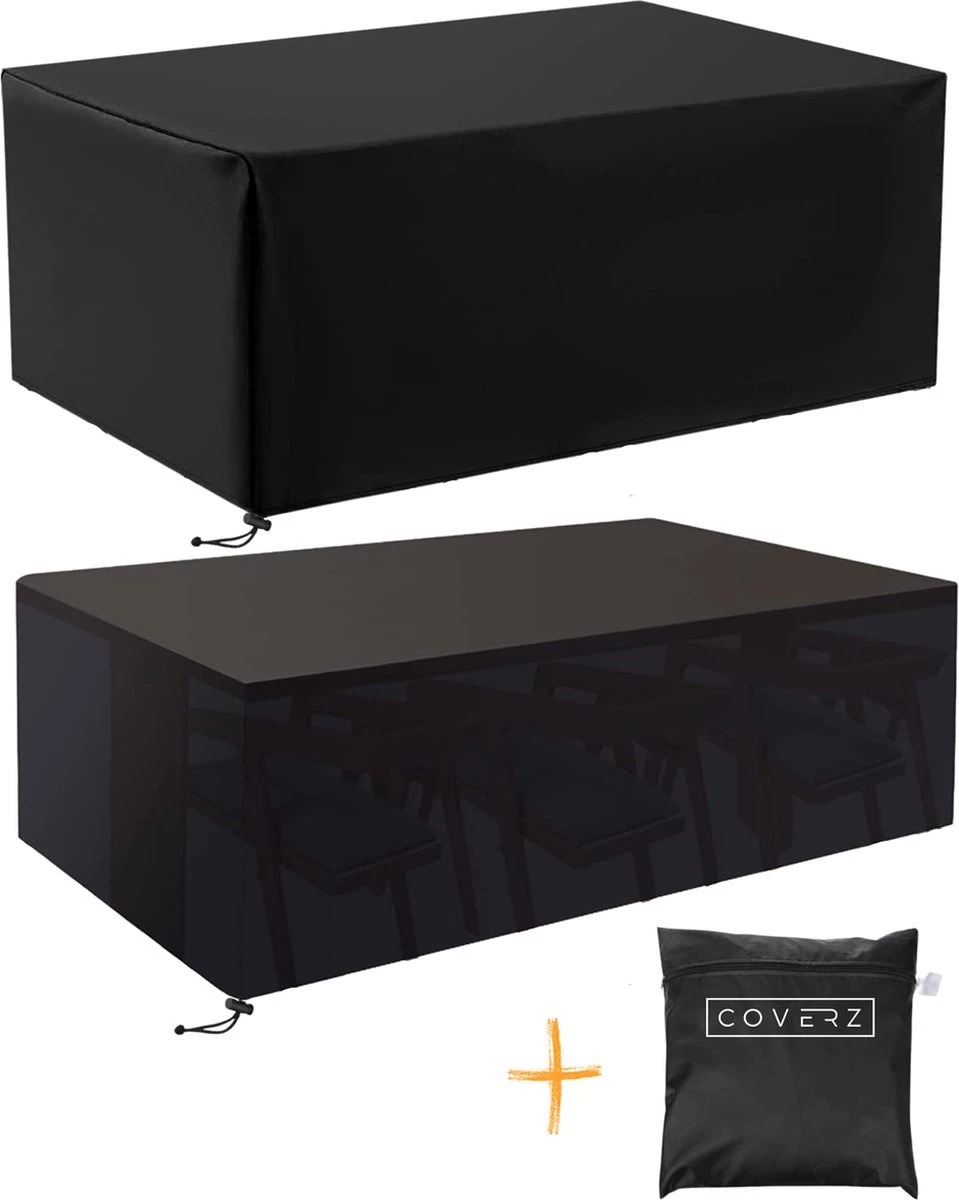 Beschermhoes Tuinmeubelen - Tuintafel - Loungeset - Tuinset - 213x132x74 Cm 3 Beschermhoes Tuinmeubelen - Tuintafel - Loungeset - Tuinset - 213x132x74 Cm