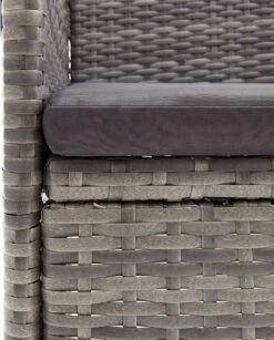 VidaXL 7-delige Tuinset Met Kussens Grijs En Zwart -Tuinmeubelen Winkel 964x1200 2