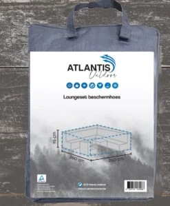 Weersbestendige Beschermhoes Loungeset / Tuinset (met Hoge Tafel) | 260 X 260 X 95 Cm | Premium | Waterproof | TÜV Rheinland Gecertificeerd | Hoes Voor Tuin | Waterdicht | Solution Dyed (verkleuring Onmogelijk) | Grijs / Antraciet -Tuinmeubelen Winkel 992x1200 1