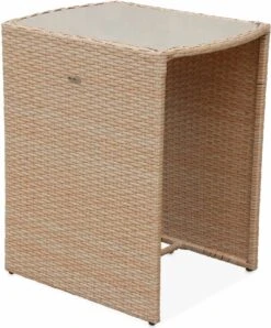 Alice's Garden Balkonset Doppio - 2 Stoelen - Inschuifbaar - Wicker - Beige -Tuinmeubelen Winkel 994x1200 1